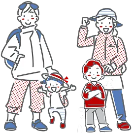 水族館にお出かけ4人の場合